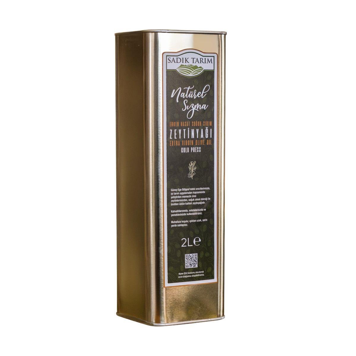 Naturel Sızma Erken Hasat Zeytinyağı 2 Lt (Teneke) zeytinyağı, çicek balı, bal