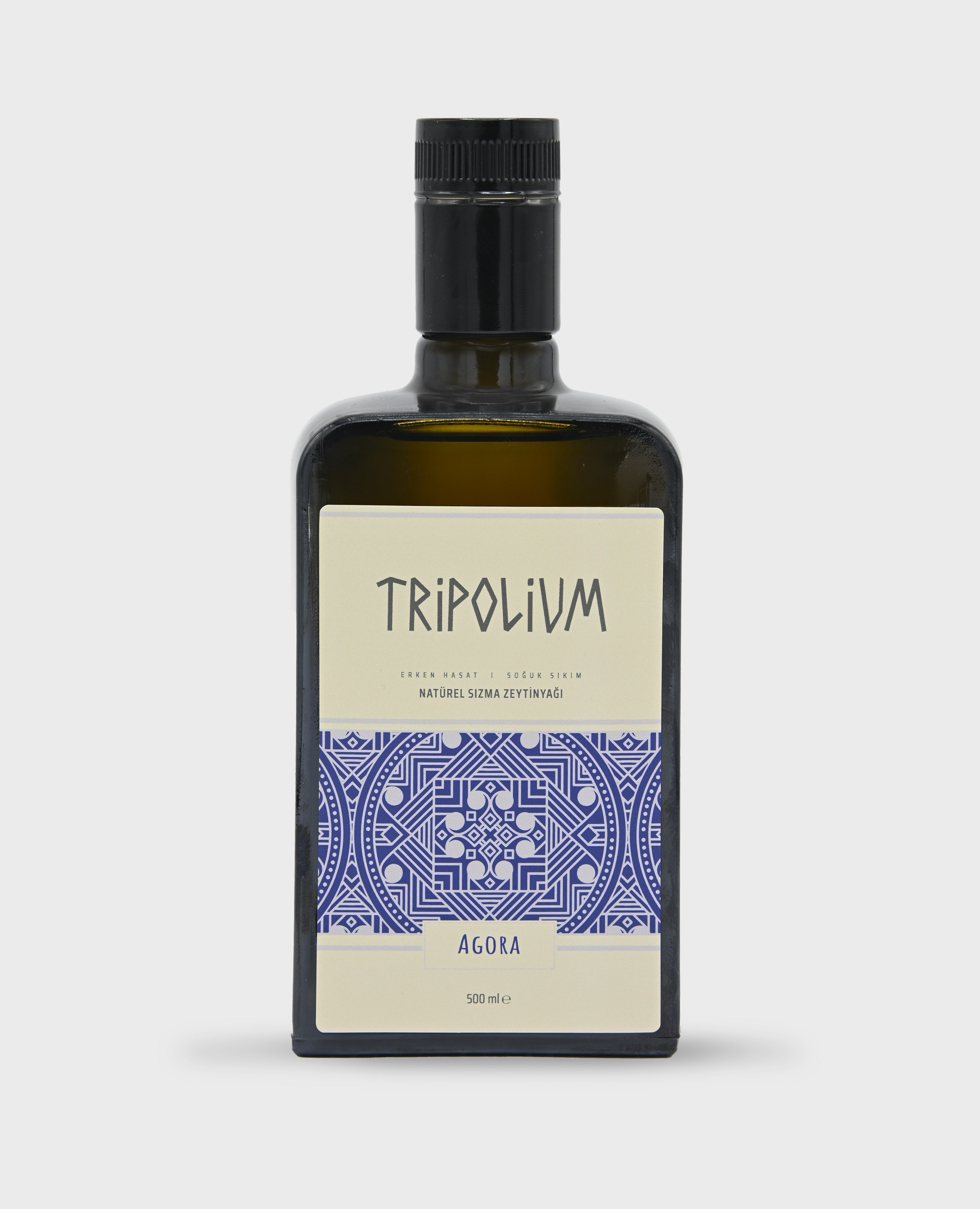 Tripolium Agora Erken Hasat Soğuk Sıkım Natürel Sızma Zeytinyağı – 500 ml zeytinyağı, çicek balı, bal