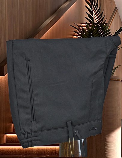 Bordo ve Siyah Çizgili İtalyan Stil Kruvaze İkili Kombin Takım Elbise Geniş Sivri Yaka Slim Fit | Agustini