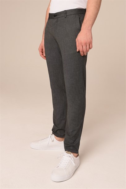 Erkek Chino Koyu Gri Pantolon Slim Fit | Agustini