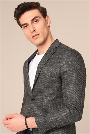 Füme Renk Takım Elbise Slim Fit | Agustini