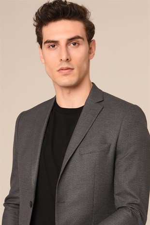 Füme Renk Takım Elbise,Slim Fit | Agustini