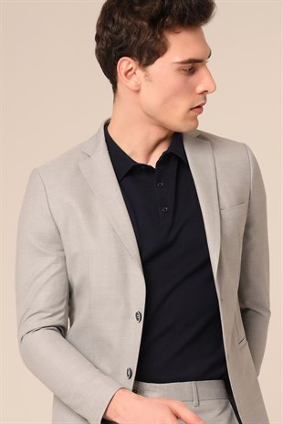 Gri Takım Elbise Slim Fit | Agustini
