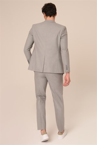 Gri Takım Elbise Slim Fit | Agustini