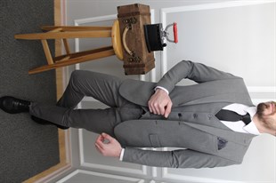 Gri Yelekli Takım Elbise Slim Fit | Agustini