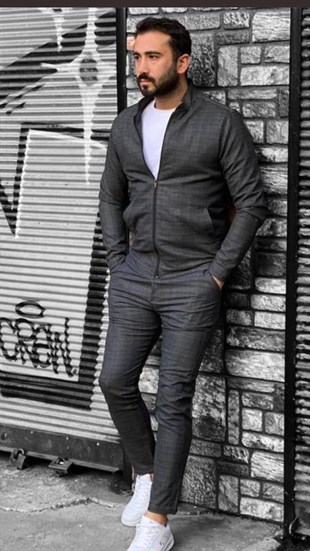 Koyu Gri Spor Takım | Agustini