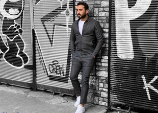 Koyu Gri Spor Takım | Agustini