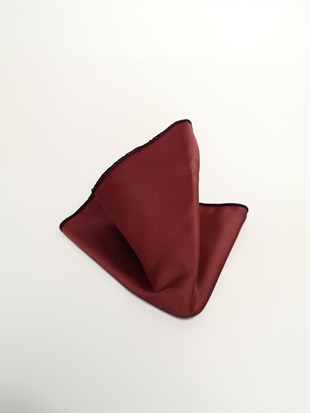 Lacivert Bordo Saten Papyon Set | Agustini