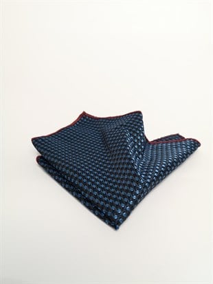 Lacivert Mavi Puantiyeli Papyon Set | Agustini