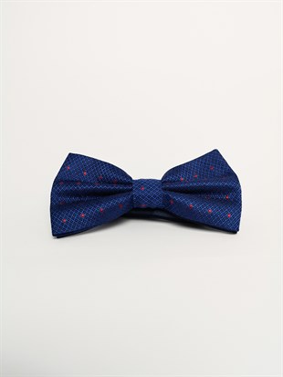 Lacivert Puantiyeli Papyon Set | Agustini