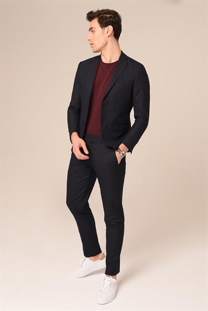 Lacivert Renk 2Li Takım Elbise,Spor Slim Fit | Agustini