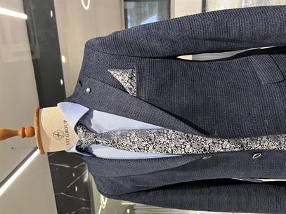 Lacivert Renk Blazer Tek Ceket Slim Fit | Agustini