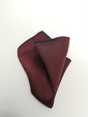 Siyah Bordo Saten Kombinli Damatlık Papyon Takımı | Agustini