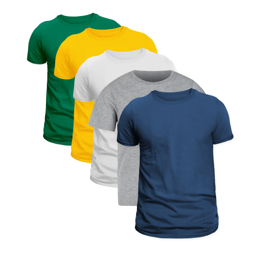Erkek Tişört Çoklu Standart Kesim Unisex Bisiklet Yaka %100 Pamuk 5'li Tişört PaketiT-SHİRTAGUSTİNİTsh2018AGUSTİNİErkek Tişört Çoklu Standart Kesim Unisex Bisiklet Yaka %100 Pamuk 5'li Tişört Paketi