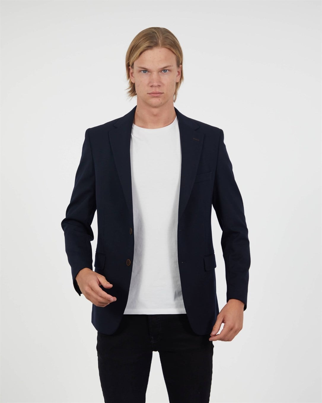 Lacivert Blazer Tek Ceket Mono Yaka Slim Fit | AgustiniCEKETAGUSTİNİCk1084AGUSTİNİLacivert Blazer Tek Ceket Mono Yaka Slim Fit | Agustini