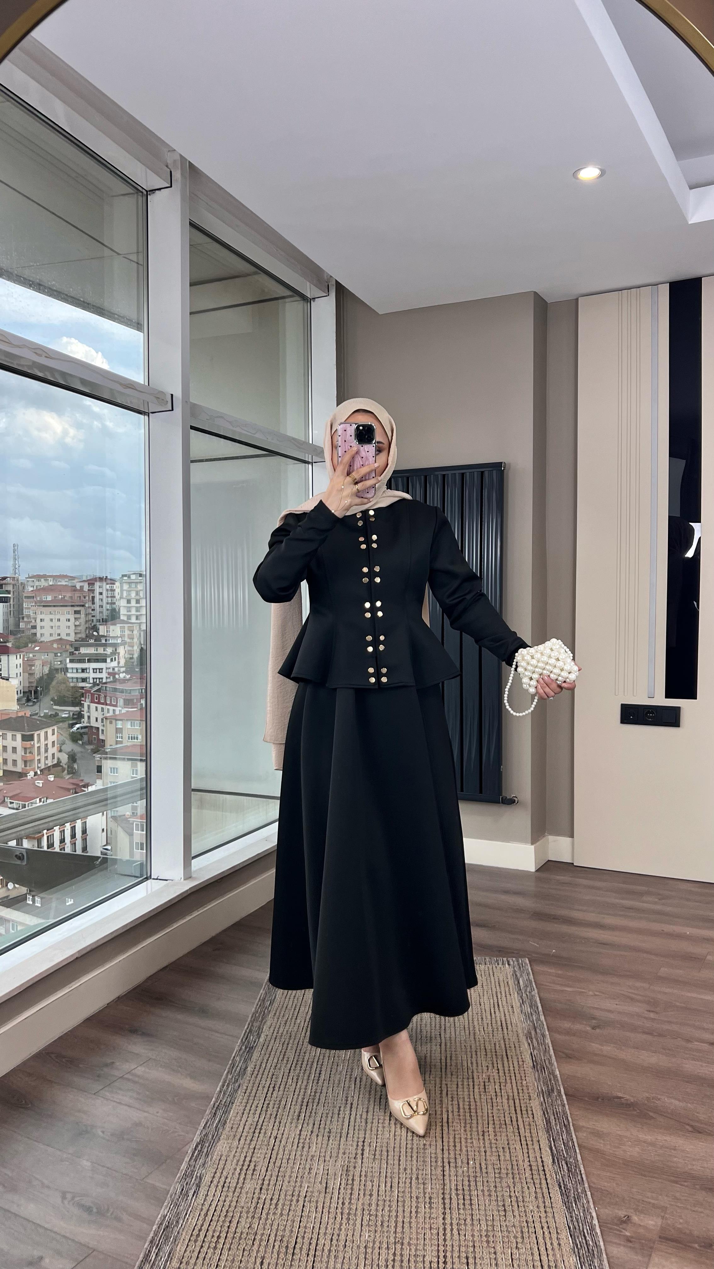 Çıtçıt Detay Skuba Takım Siyah