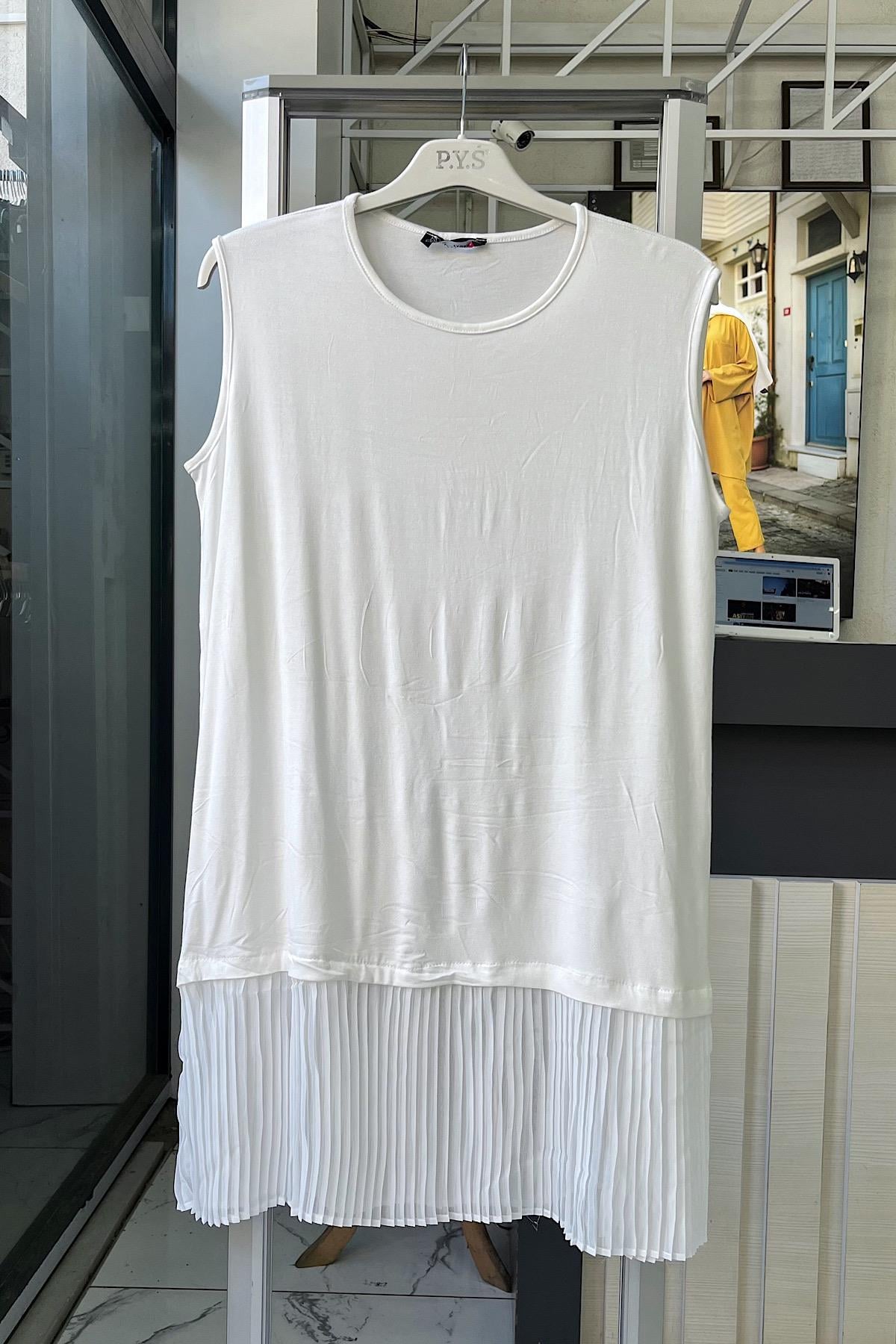 Altı Pileli İçlik Krem