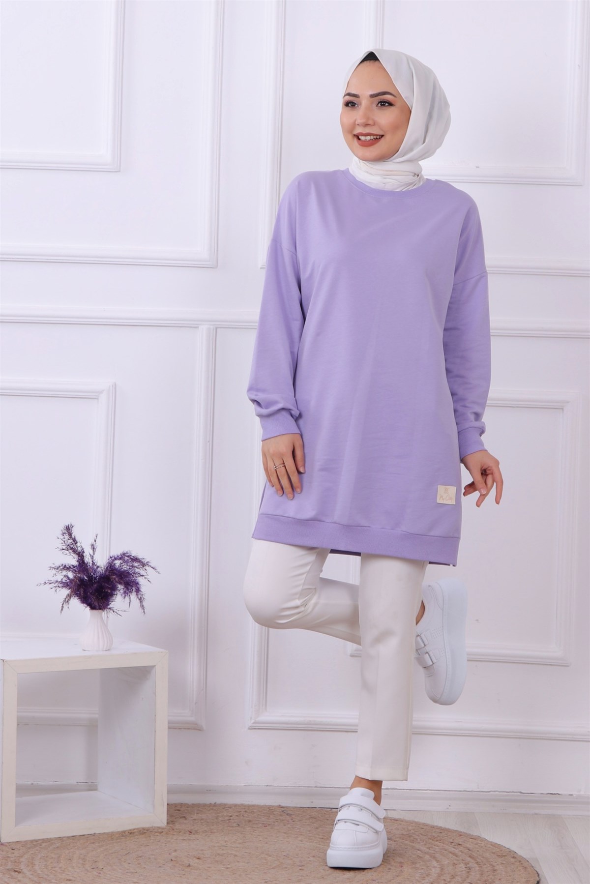 Basıc Sweat Lila