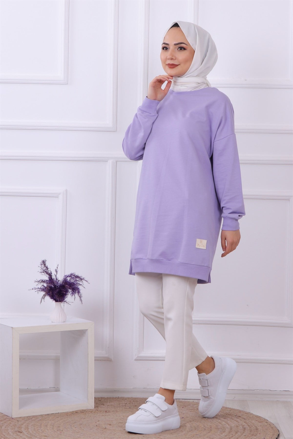 Basıc Sweat Lila