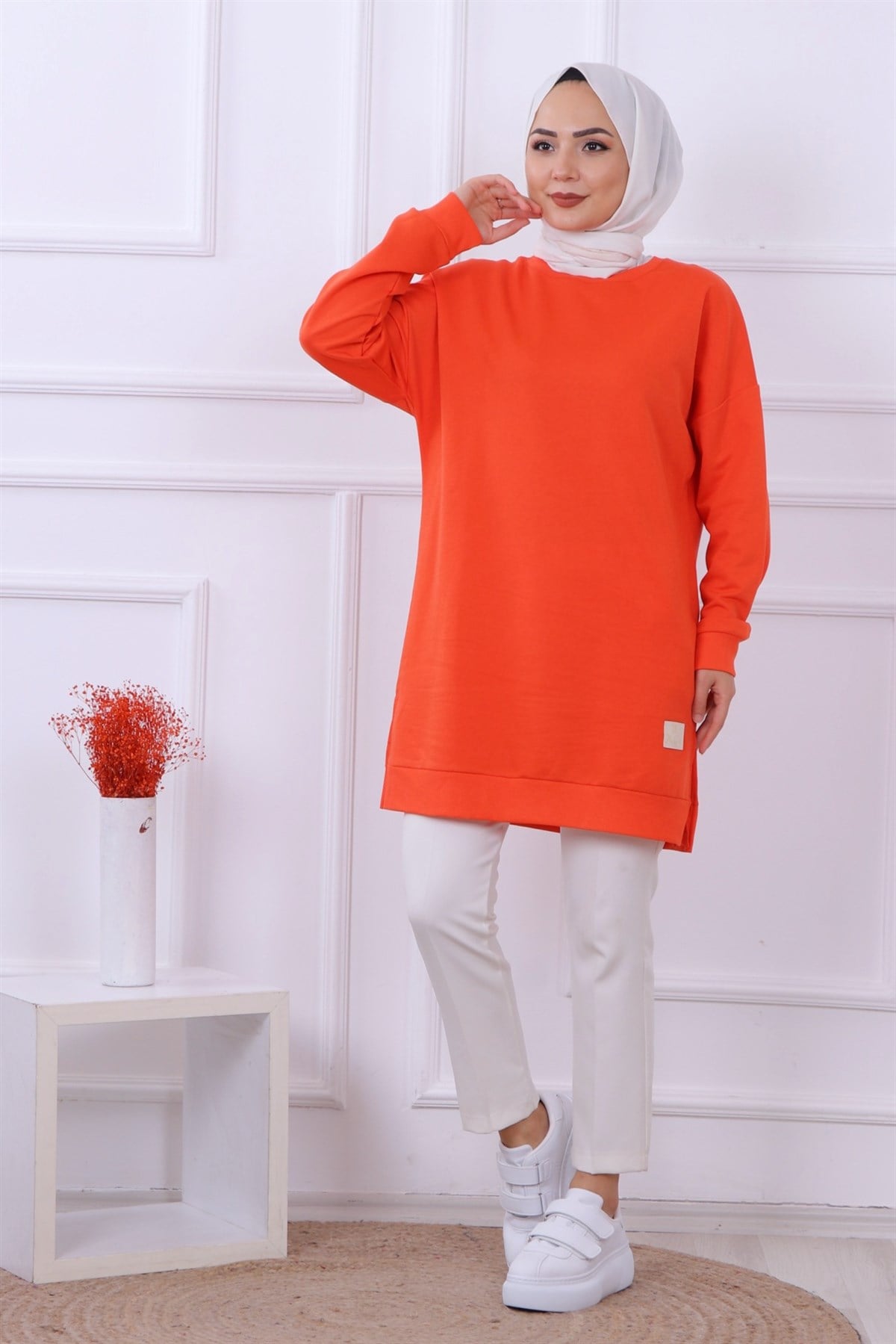 Basıc Sweat Turuncu