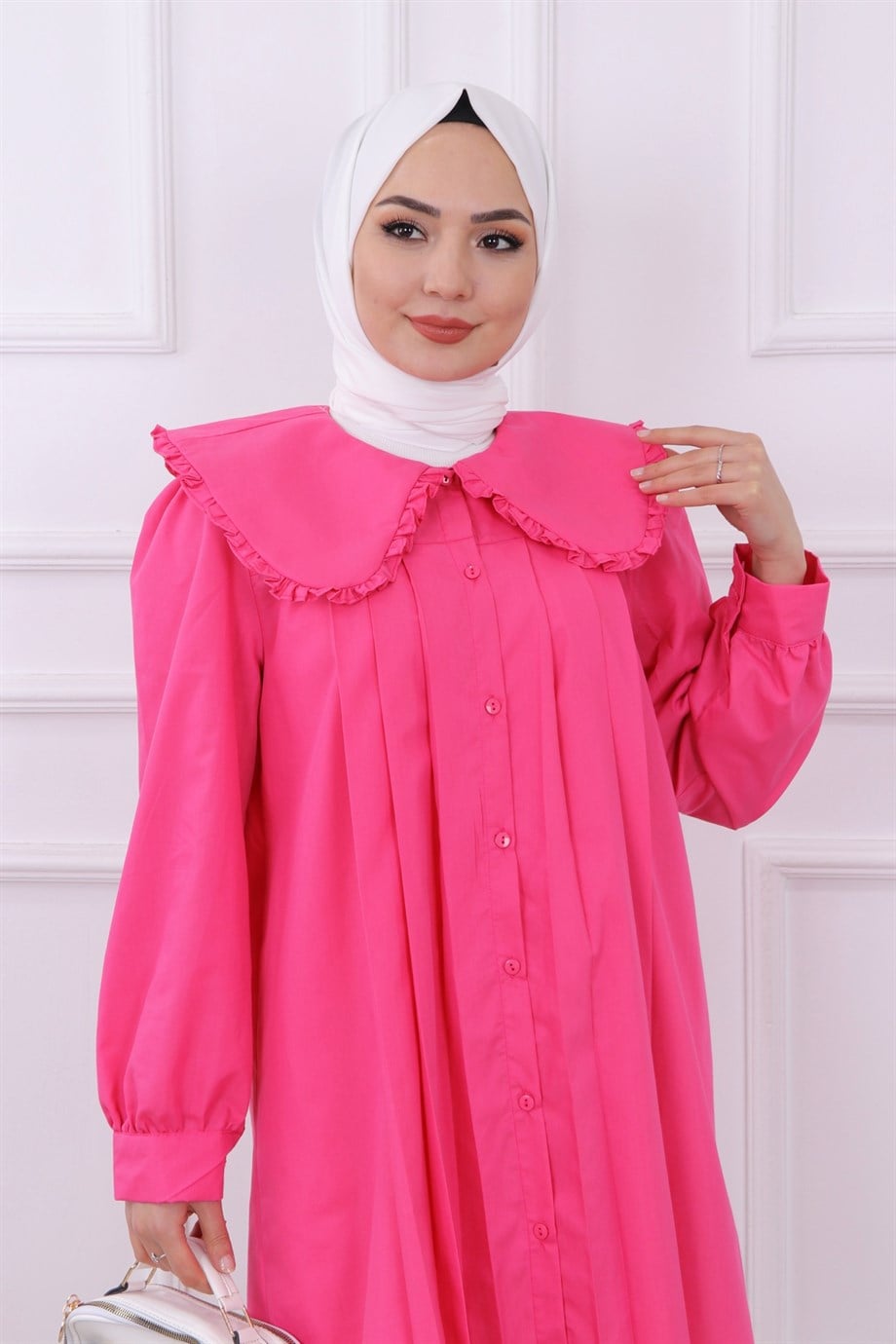 Bebe Yaka Tunik Fuşya