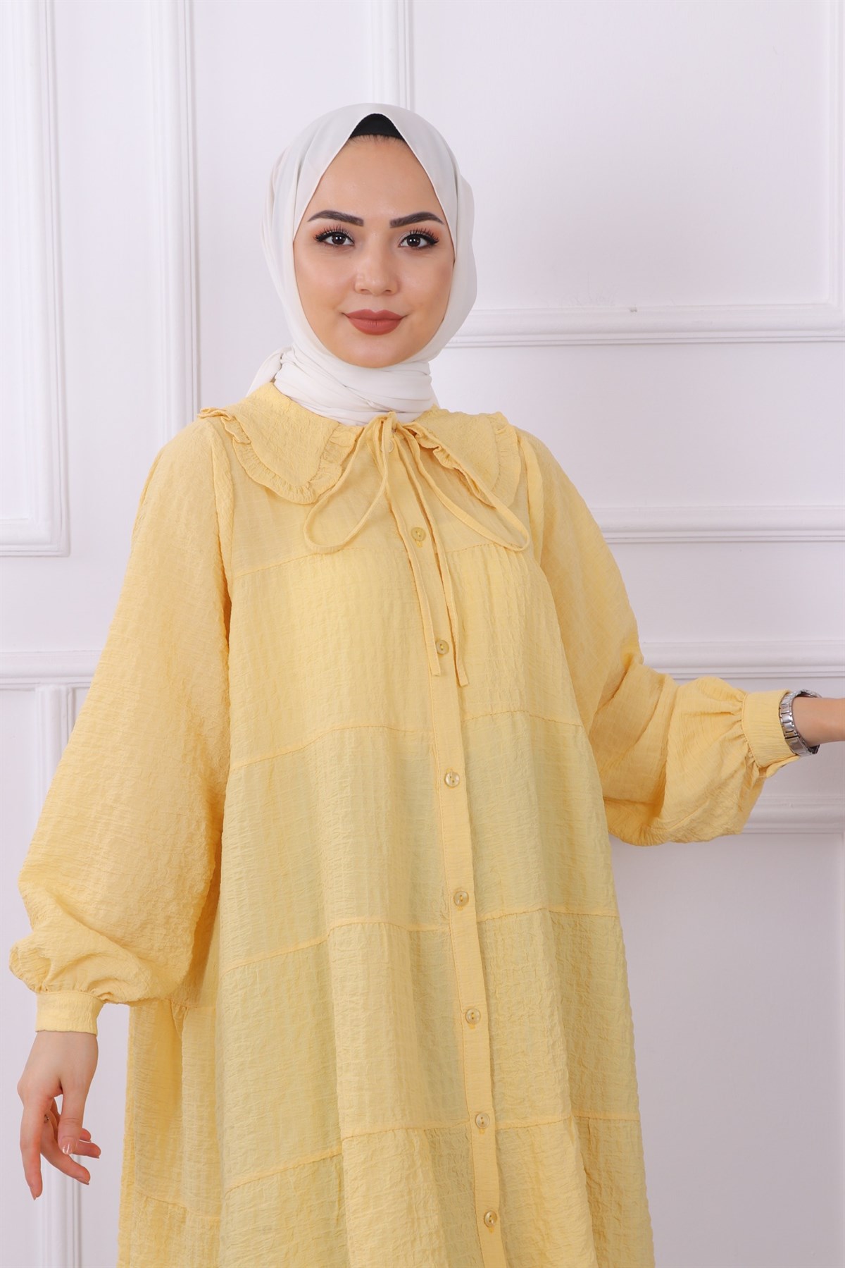 Bebe Yaka Tunik Sarı