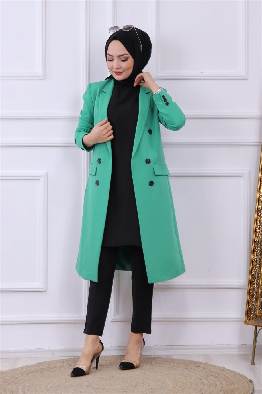 Blazer Ceket Yeşil
