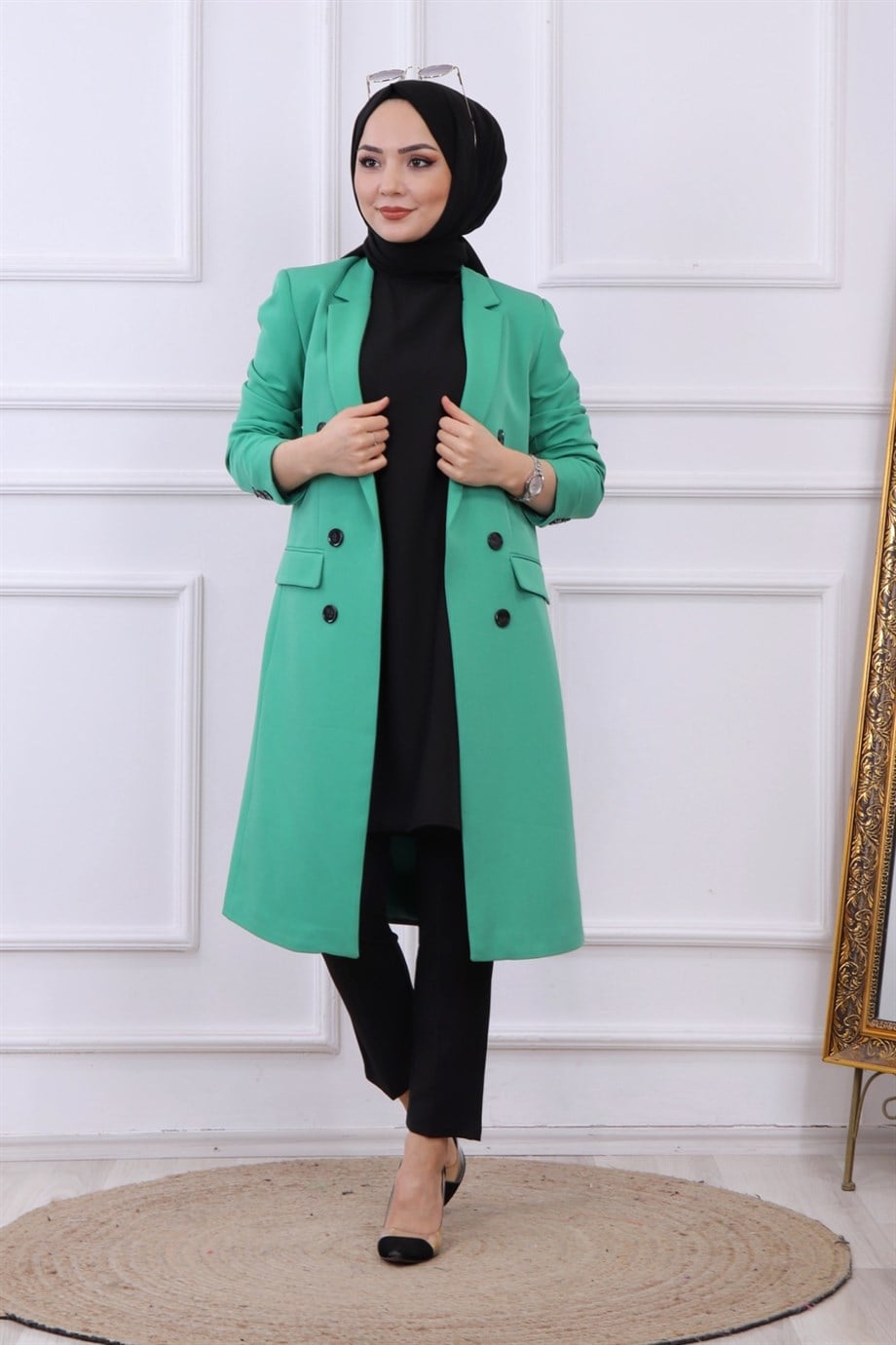 Blazer Ceket Yeşil