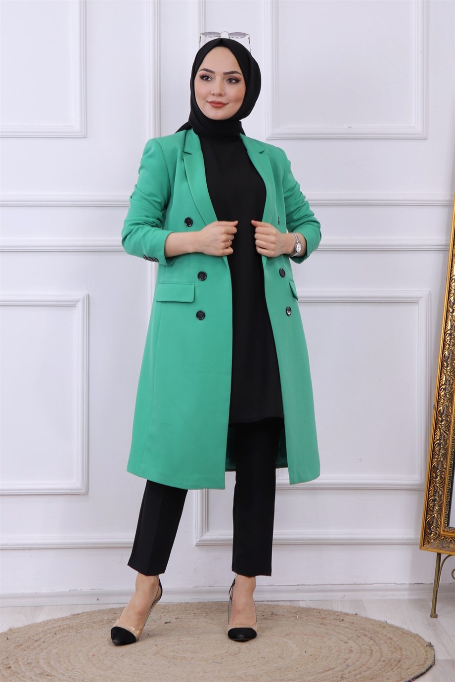 Blazer Ceket Yeşil