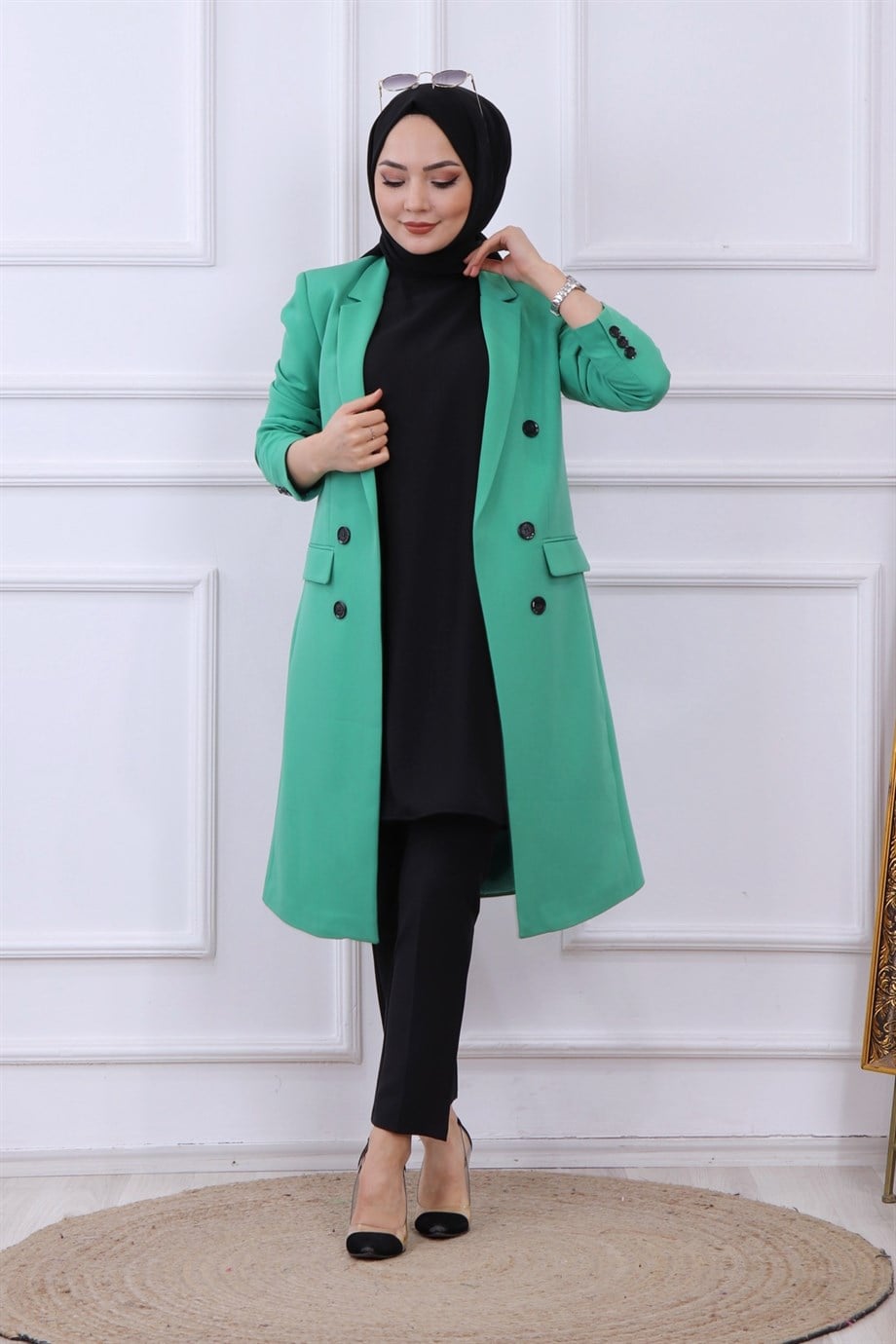 Blazer Ceket Yeşil