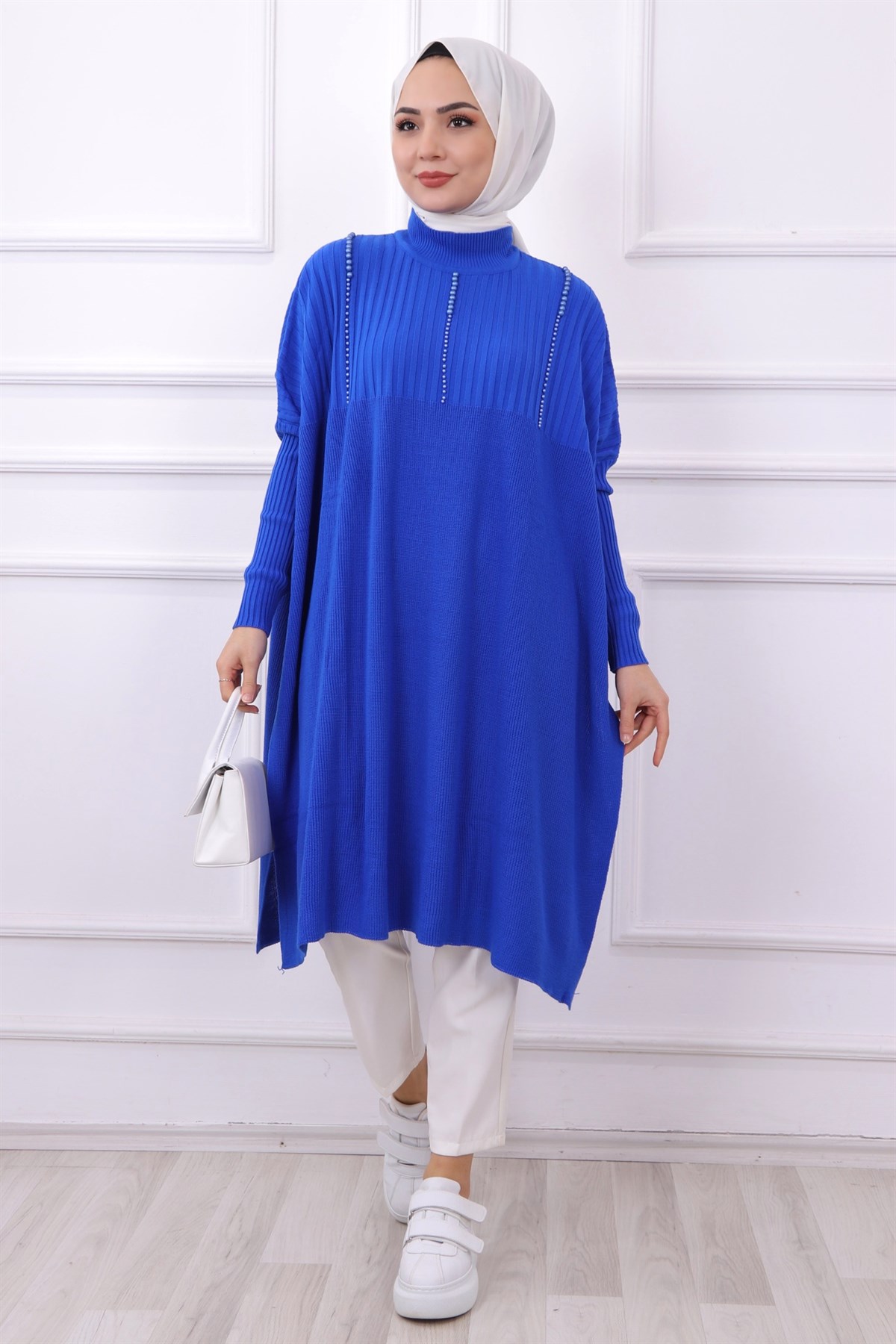 Boncuklu Triko Tunik