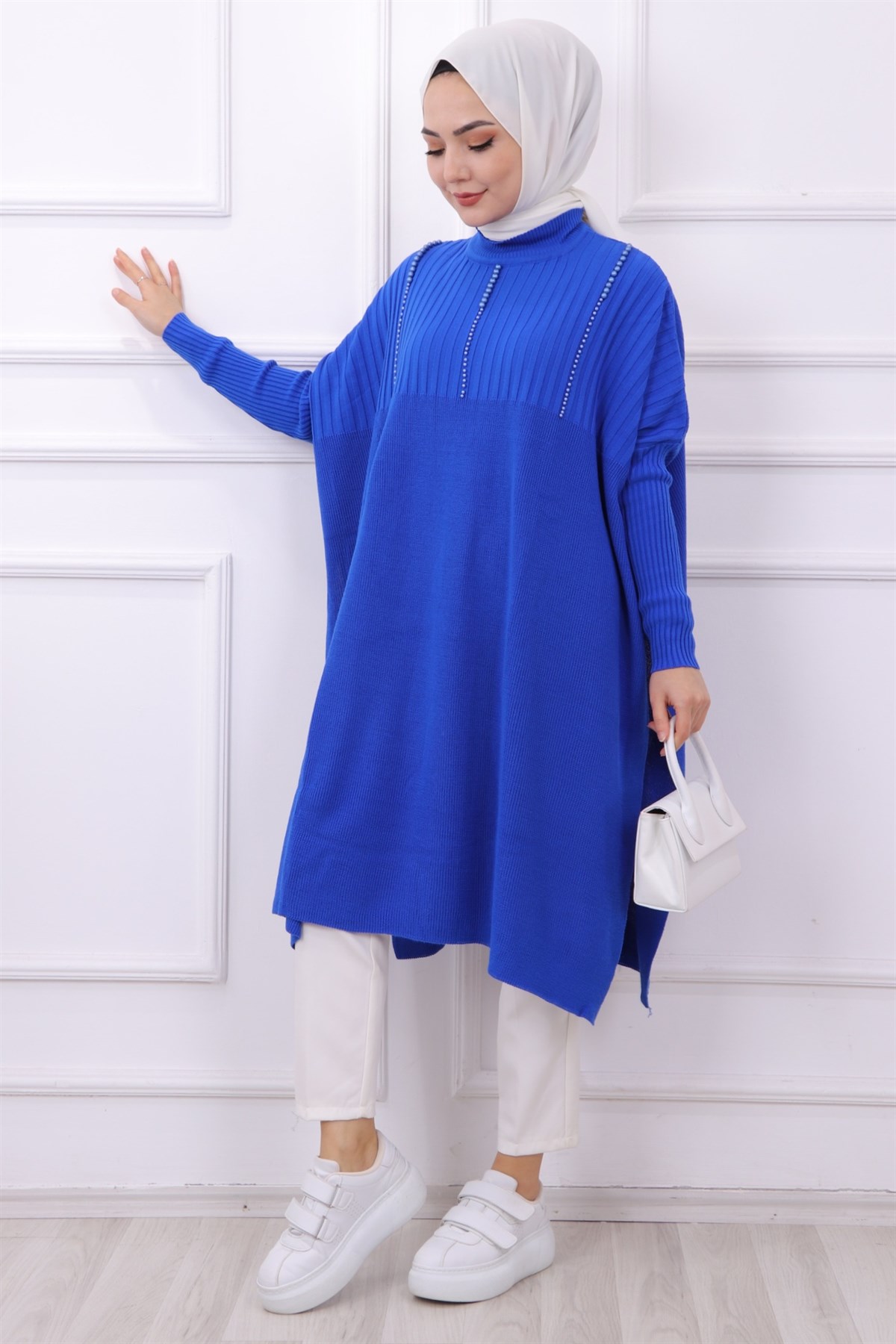 Boncuklu Triko Tunik