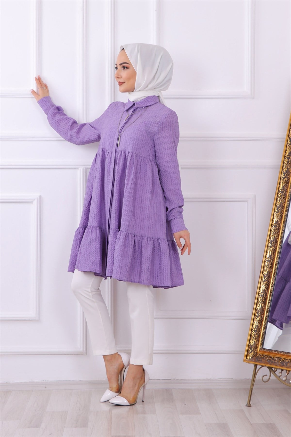 Bürümcük Tunik Mor