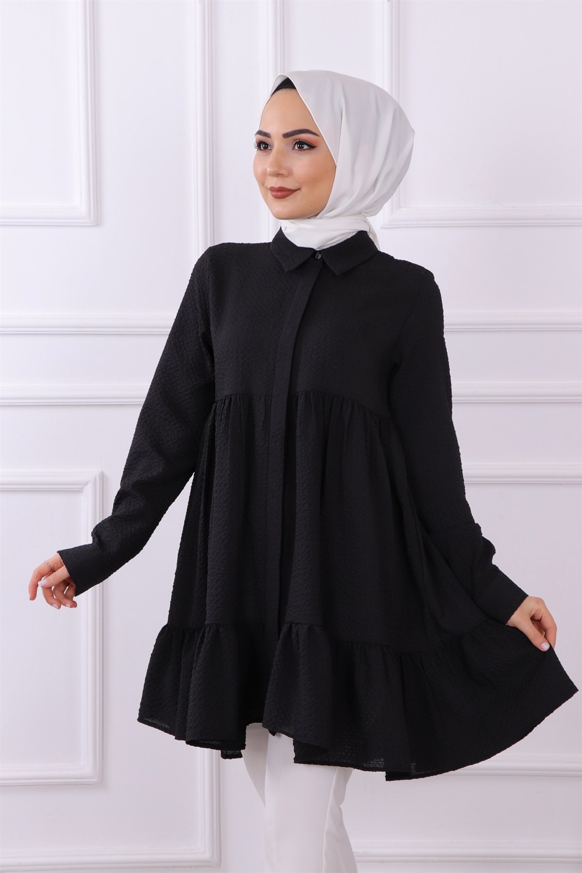 Bürümcük Tunik Siyah