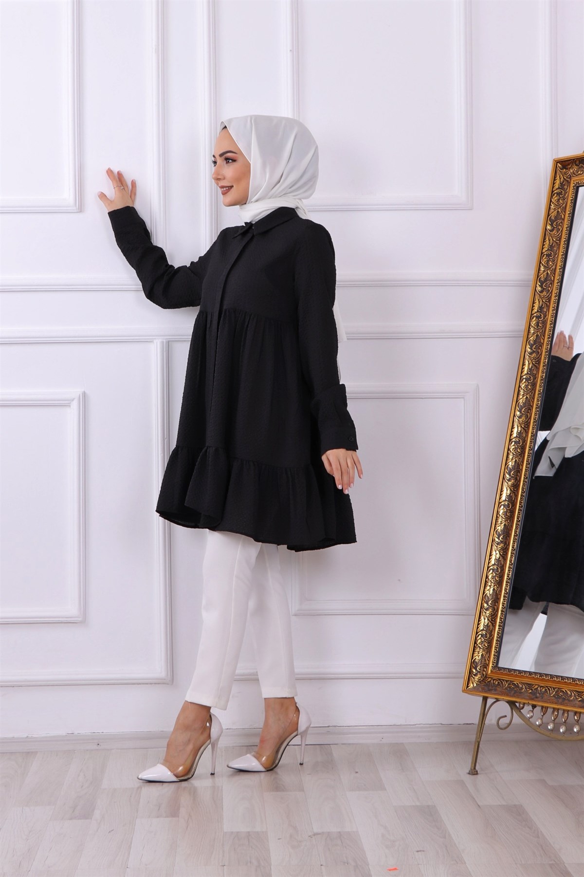 Bürümcük Tunik Siyah