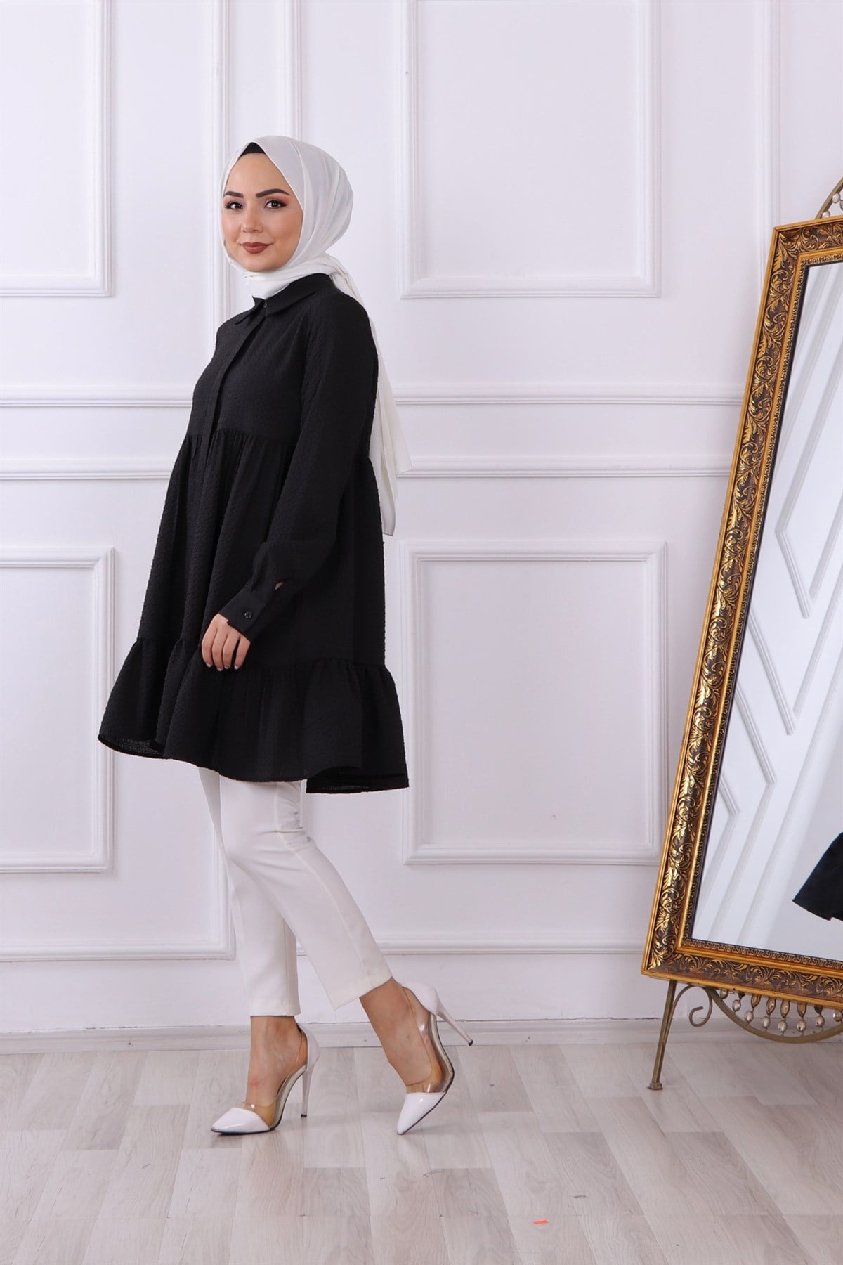 Bürümcük Tunik Siyah