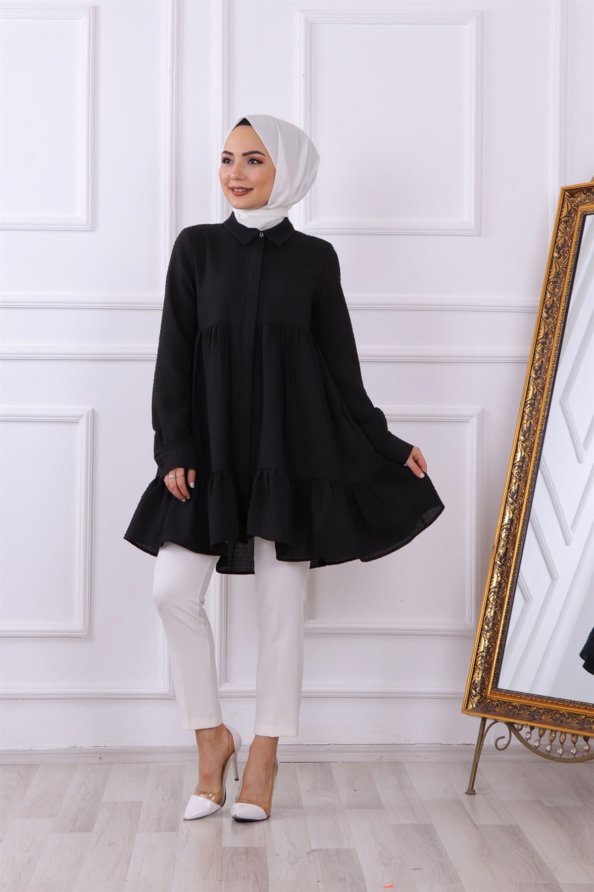 Bürümcük Tunik Siyah