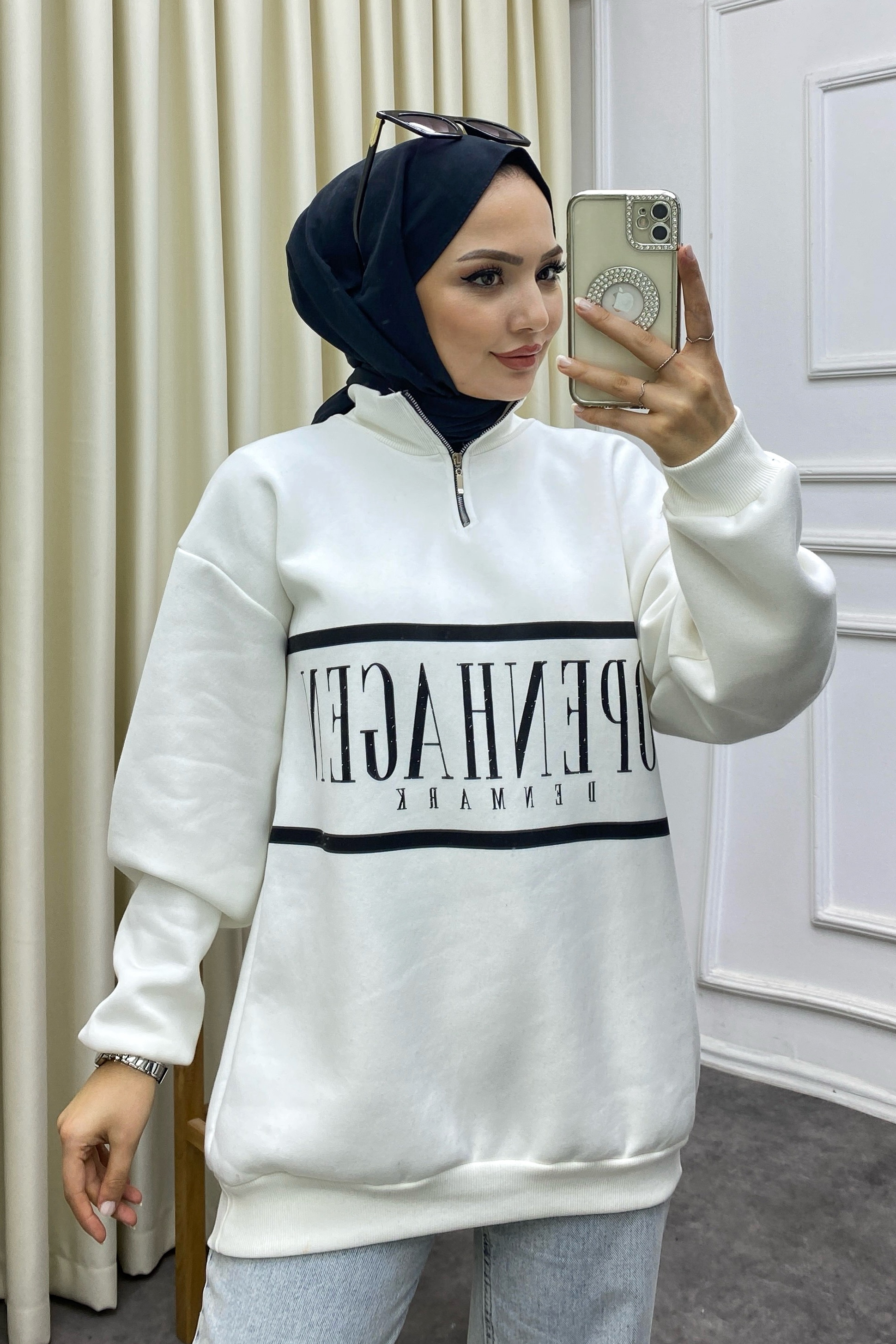 Copenhagen Sweat Beyaz