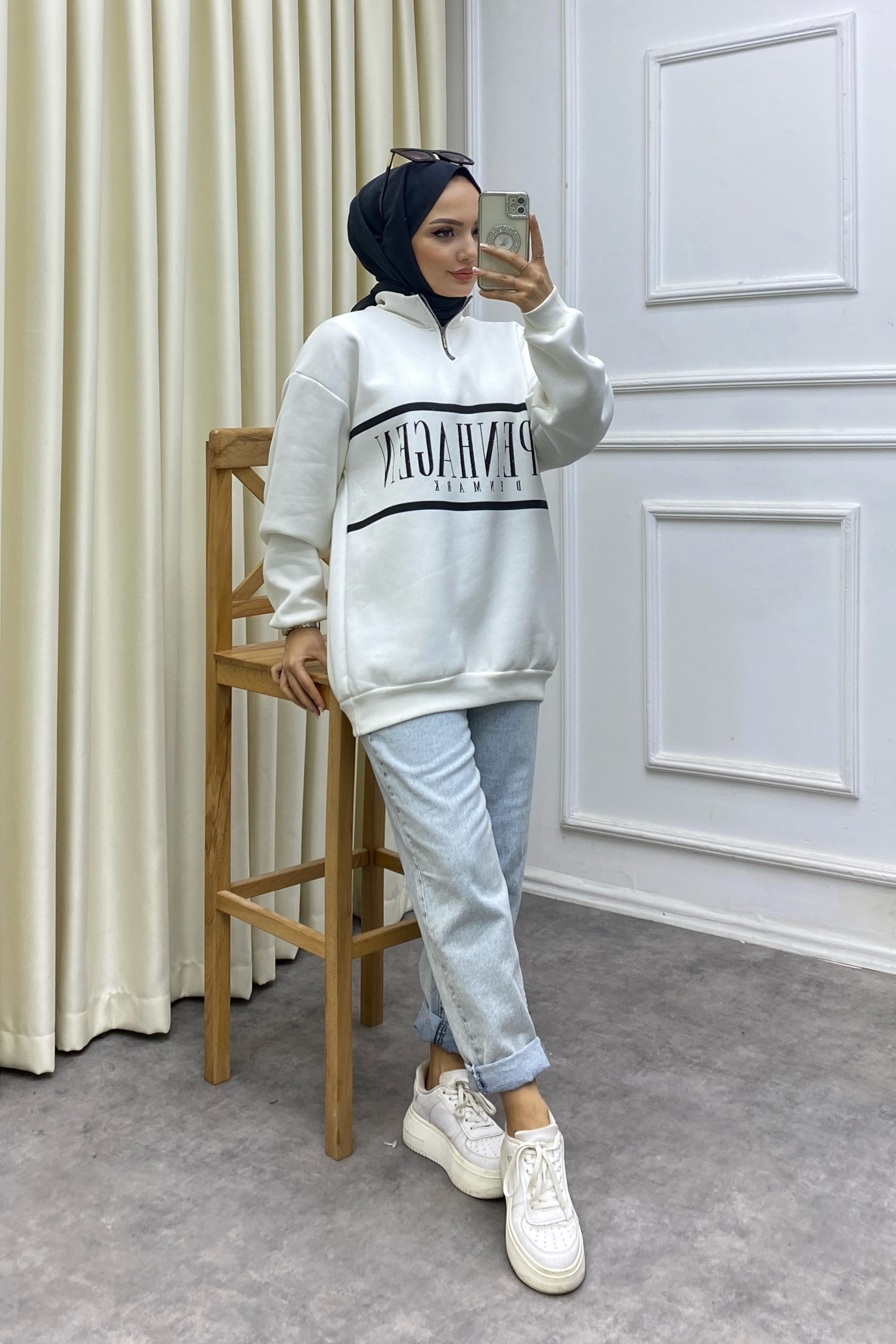 Copenhagen Sweat Beyaz