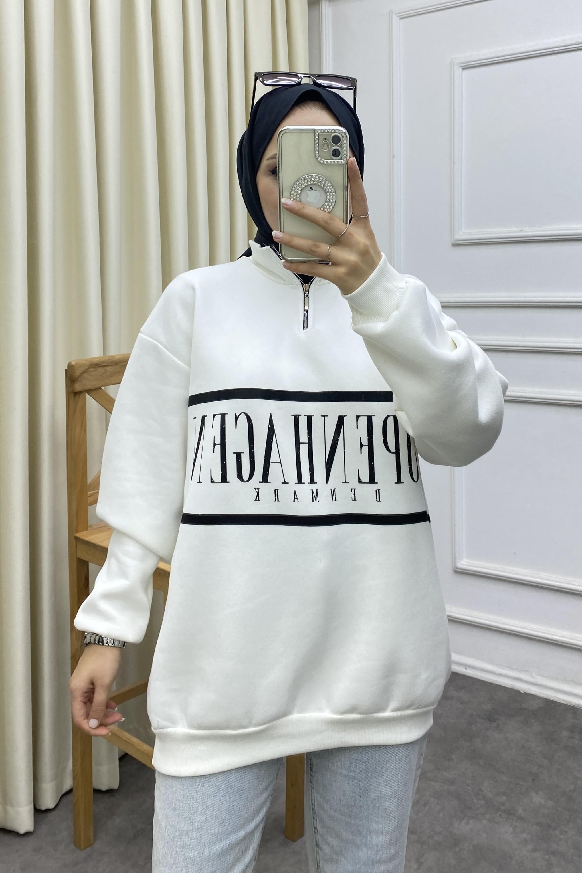 Copenhagen Sweat Beyaz