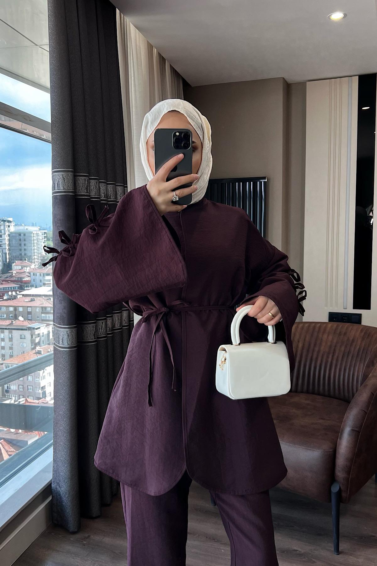 Cupra Kimonolu Takım Bordo