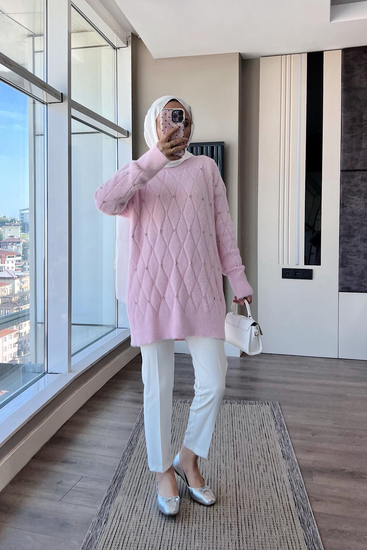Taşlı Yumoş Tunik 