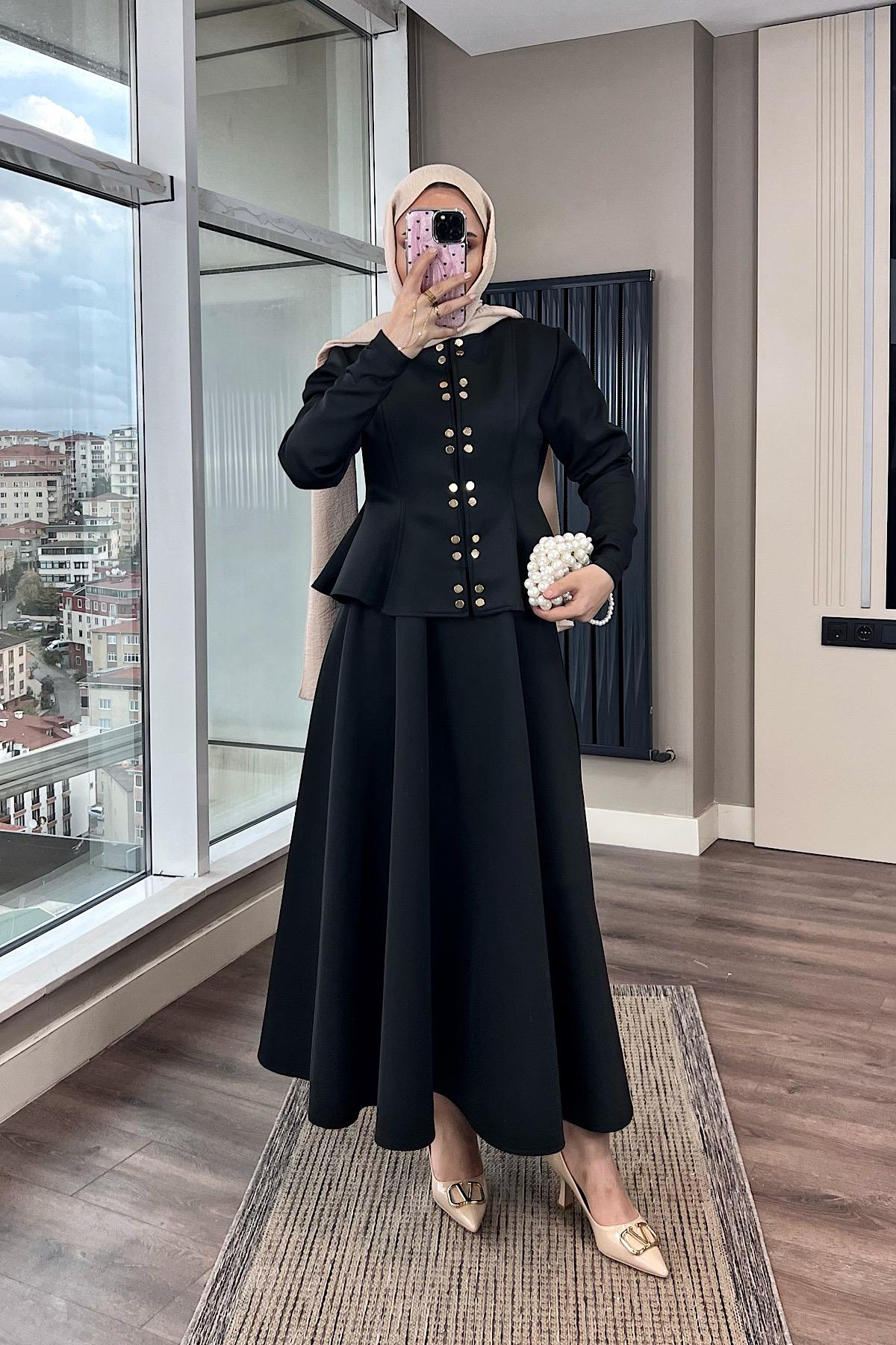Çıtçıt Detay Skuba Takım Siyah