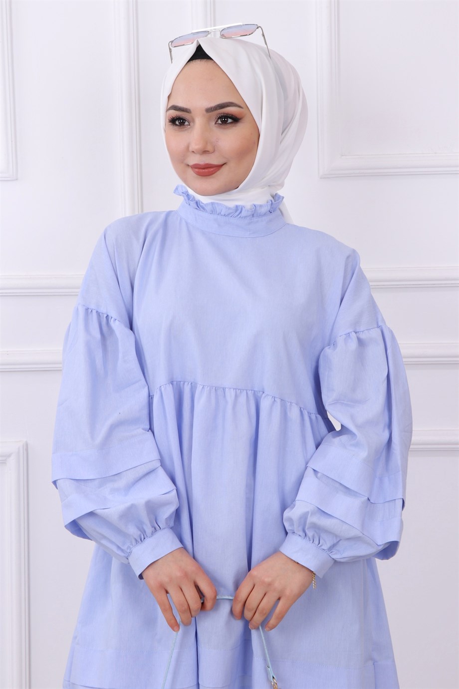 Kolu Kat Kat Tunik Bebe Mavisi