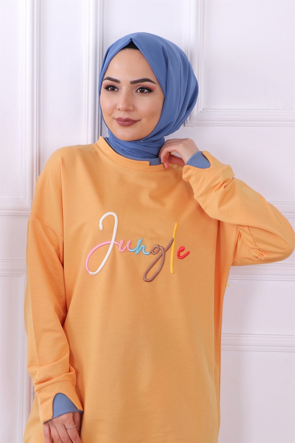 Önü Yazılı Sweat 