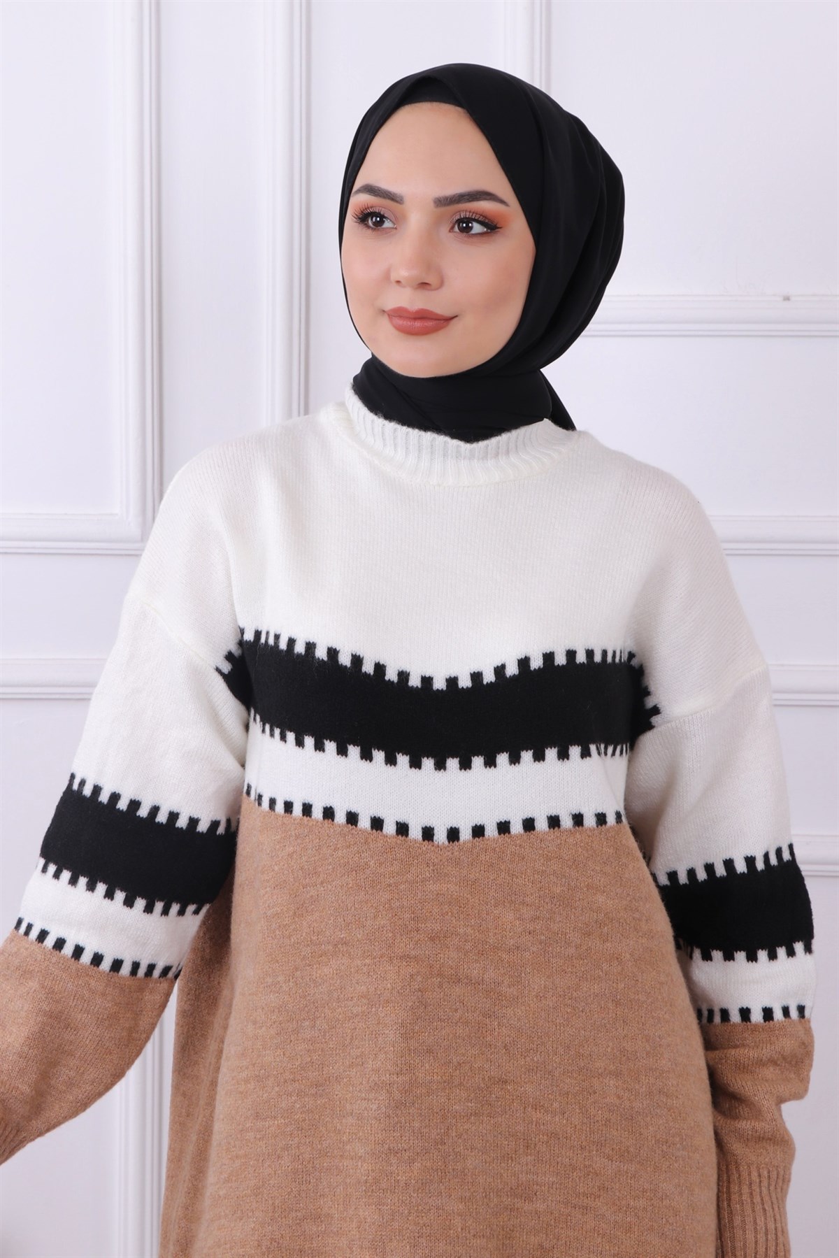 Renk Geçişli Triko Tunik