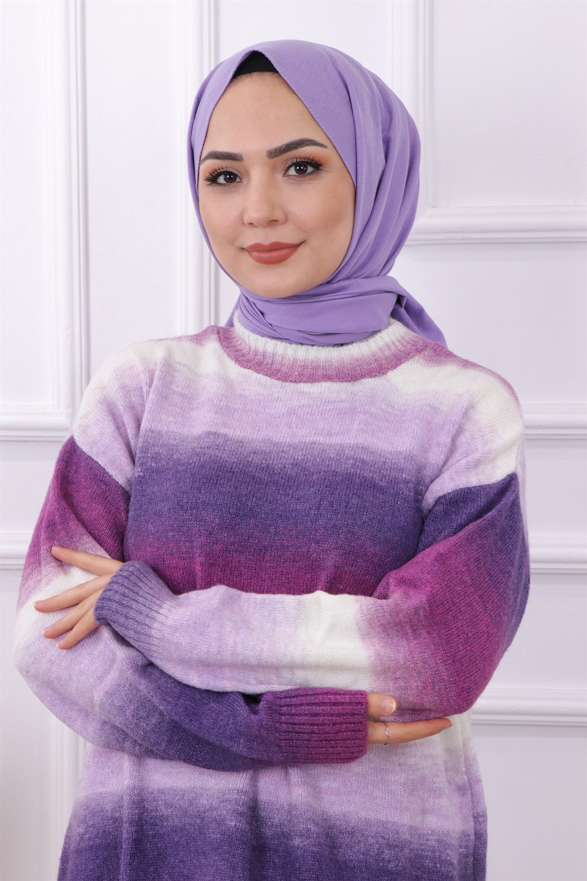 Renkli Triko Tunik