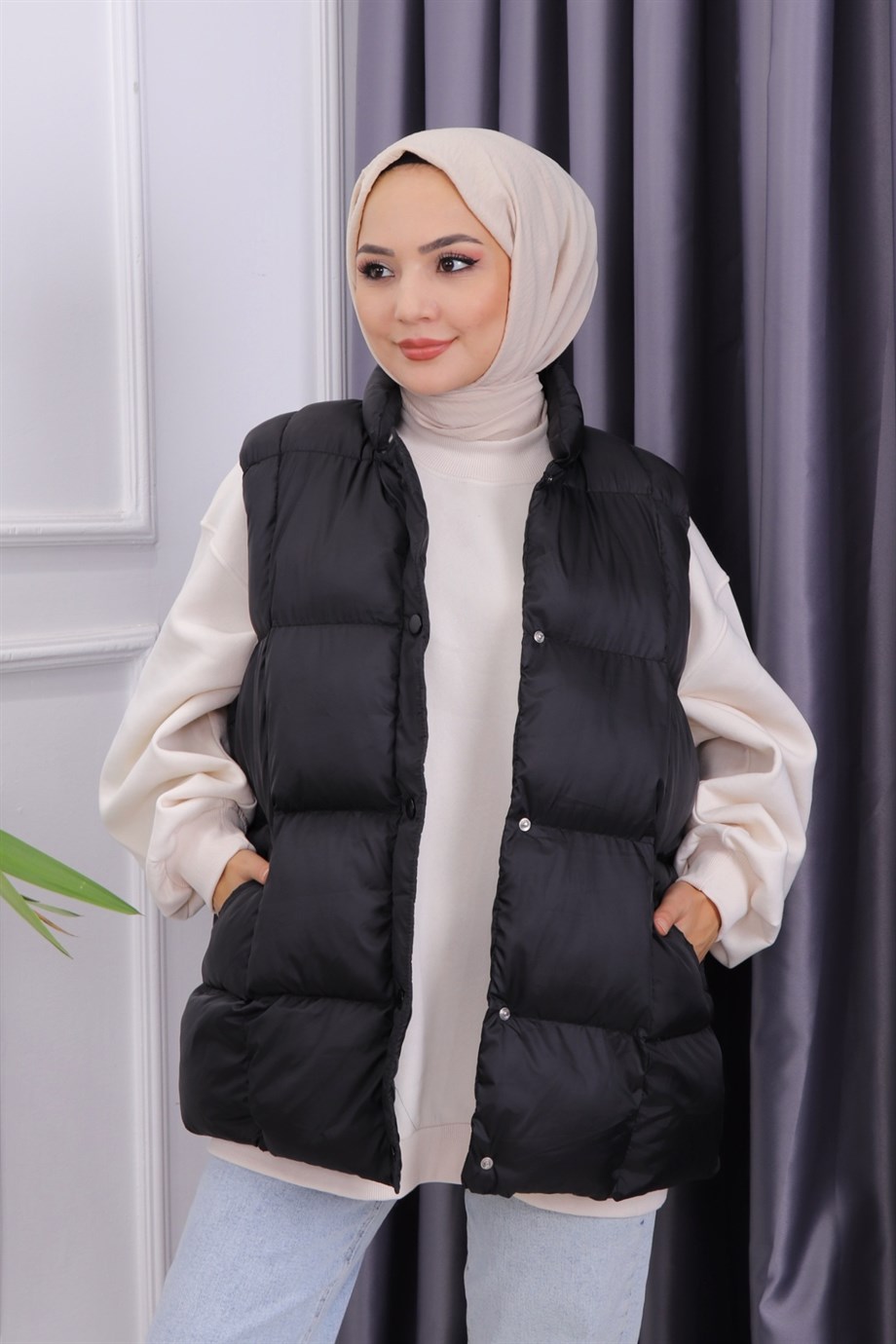 Şişme Yelek Siyah