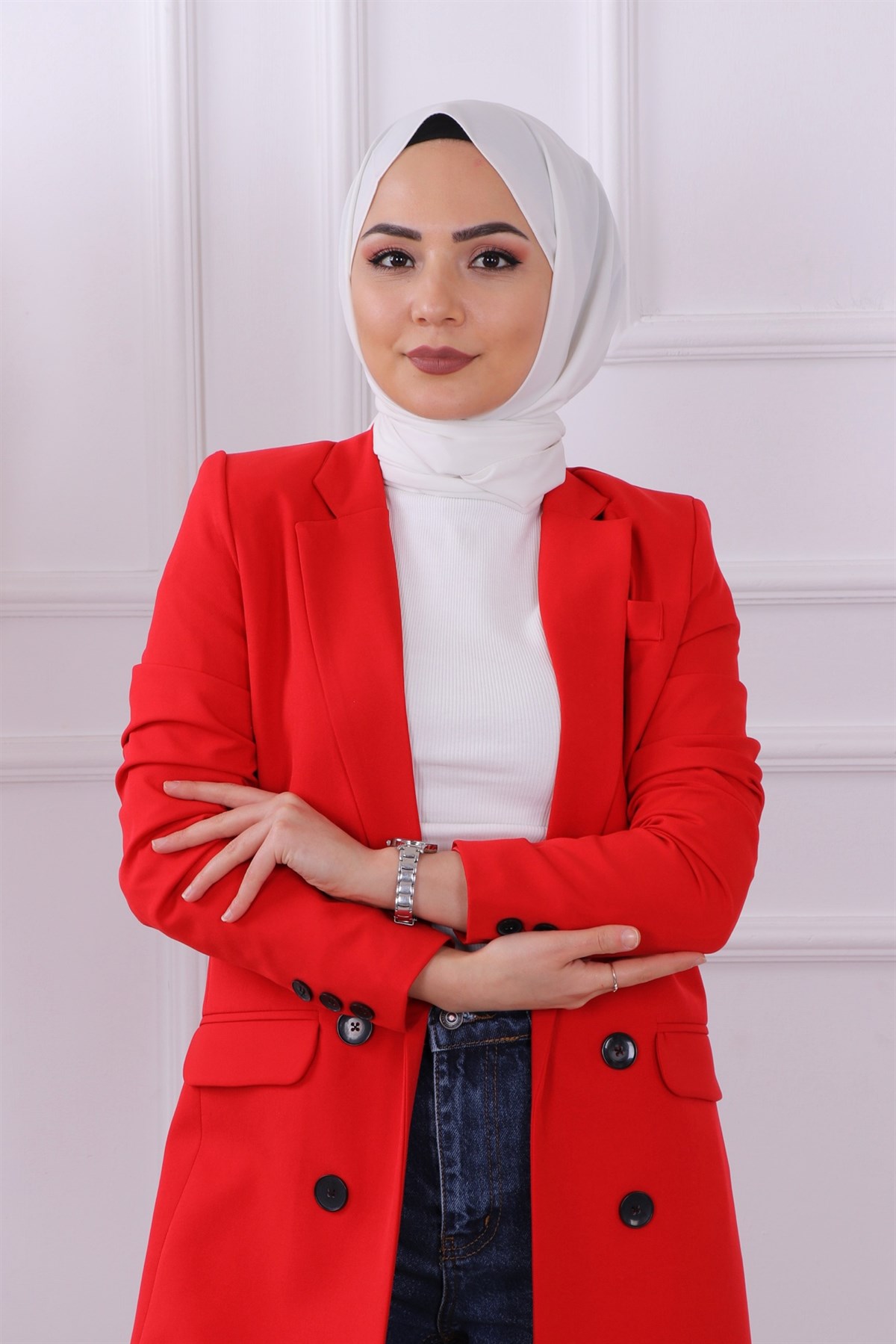 Slimfit Model Blazer Ceket Kırmızı