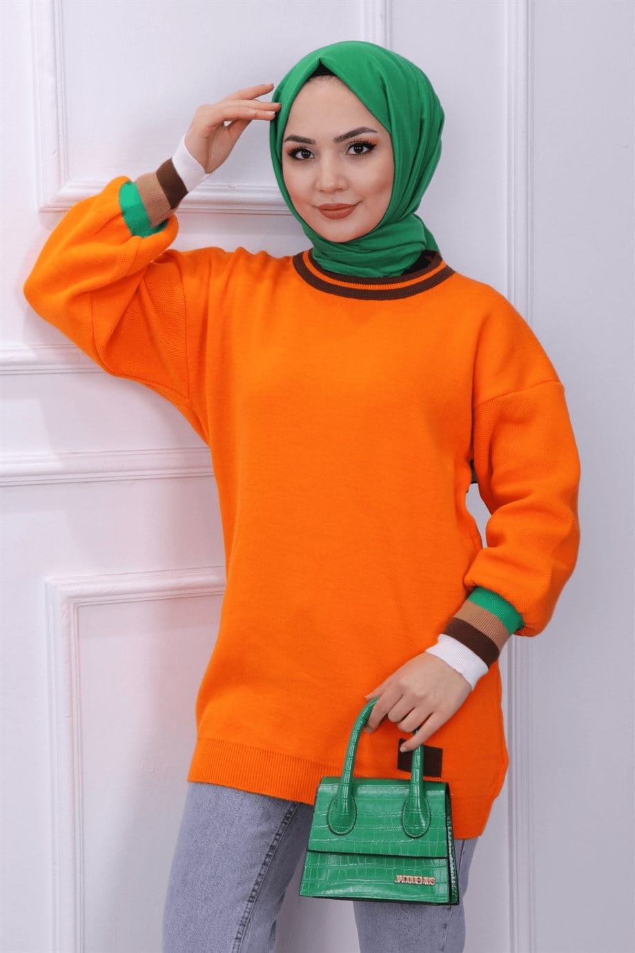 Triko Tunik Turuncu